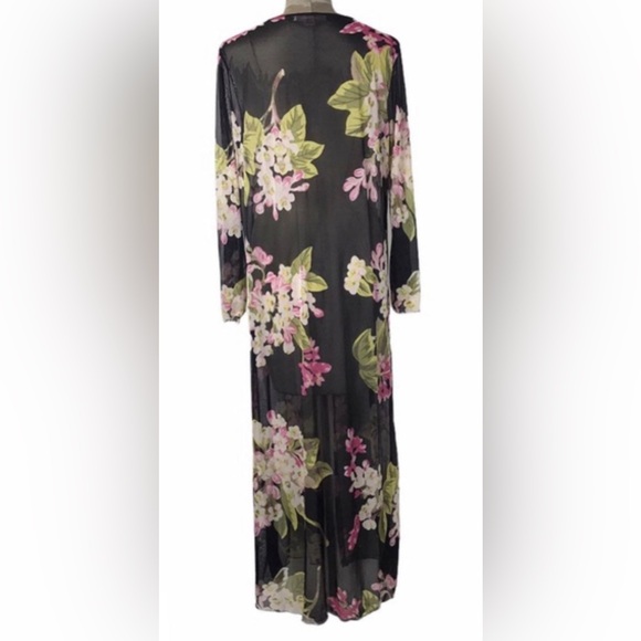 Victoria’s Secret Pink Sheer Mesh Floral Cover-Up - Picture 2 of 2
